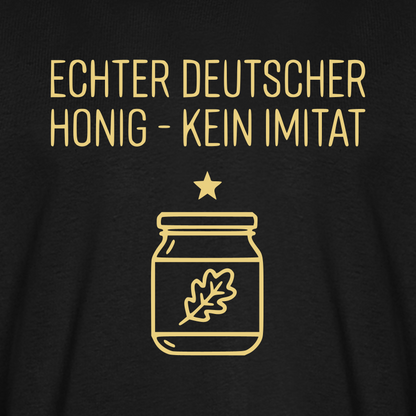 Honig Pur T-Shirt in Schwarz – Druck im Detail