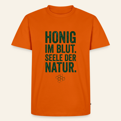 Honigblut T-Shirt in Orange – Vorderseite