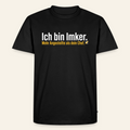 Ich bin Imker T-Shirt in Schwarz – Vorderseite