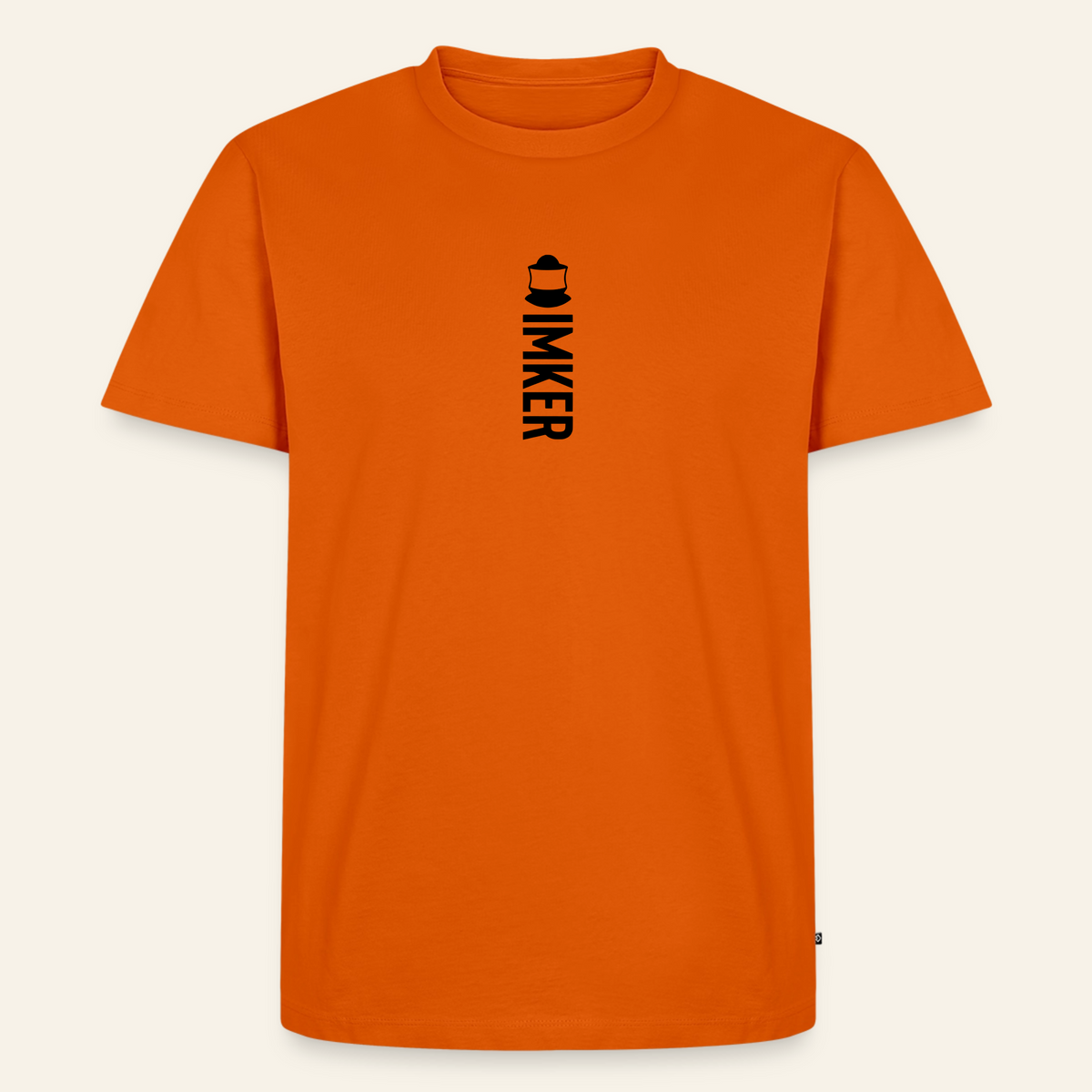IMKER Code Alpha T-Shirt in Orange – Vorderseite
