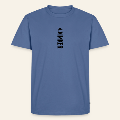 IMKER Code Alpha T-Shirt in Steinblau – Vorderseite