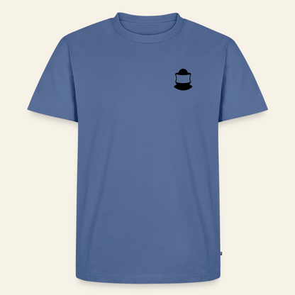 IMKER Code Bravo T-Shirt in Steinblau – Vorderseite