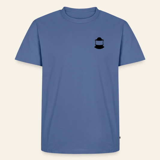 IMKER Code Bravo T-Shirt in Steinblau – Vorderseite
