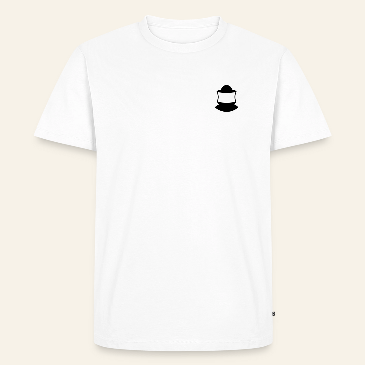 IMKER Code Bravo T-Shirt in Weiß – Vorderseite