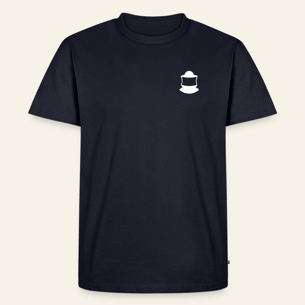 IMKER Code Bravo T-Shirt in Dunkelblau – Vorderseite