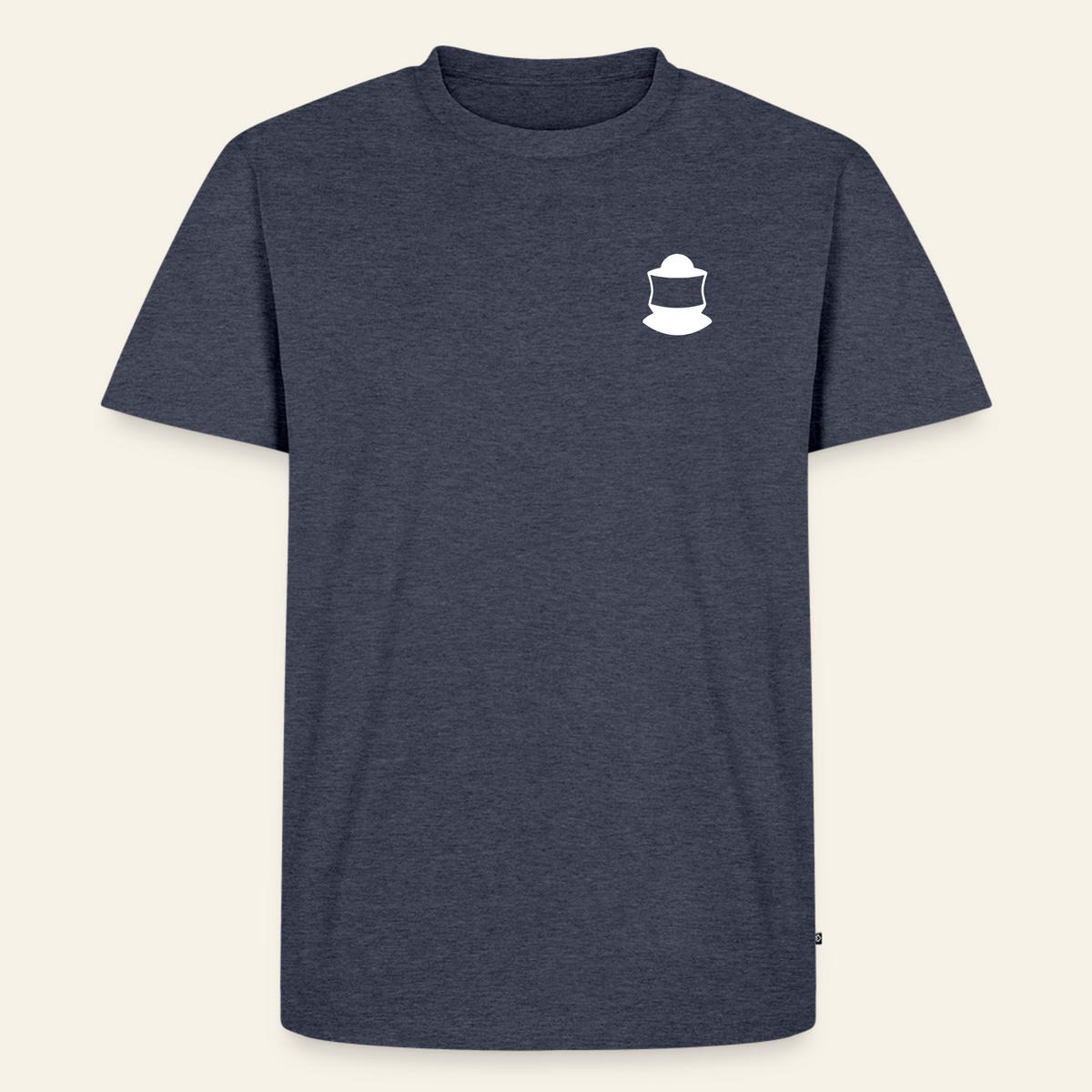 IMKER Code Bravo T-Shirt in Jeansblau – Vorderseite