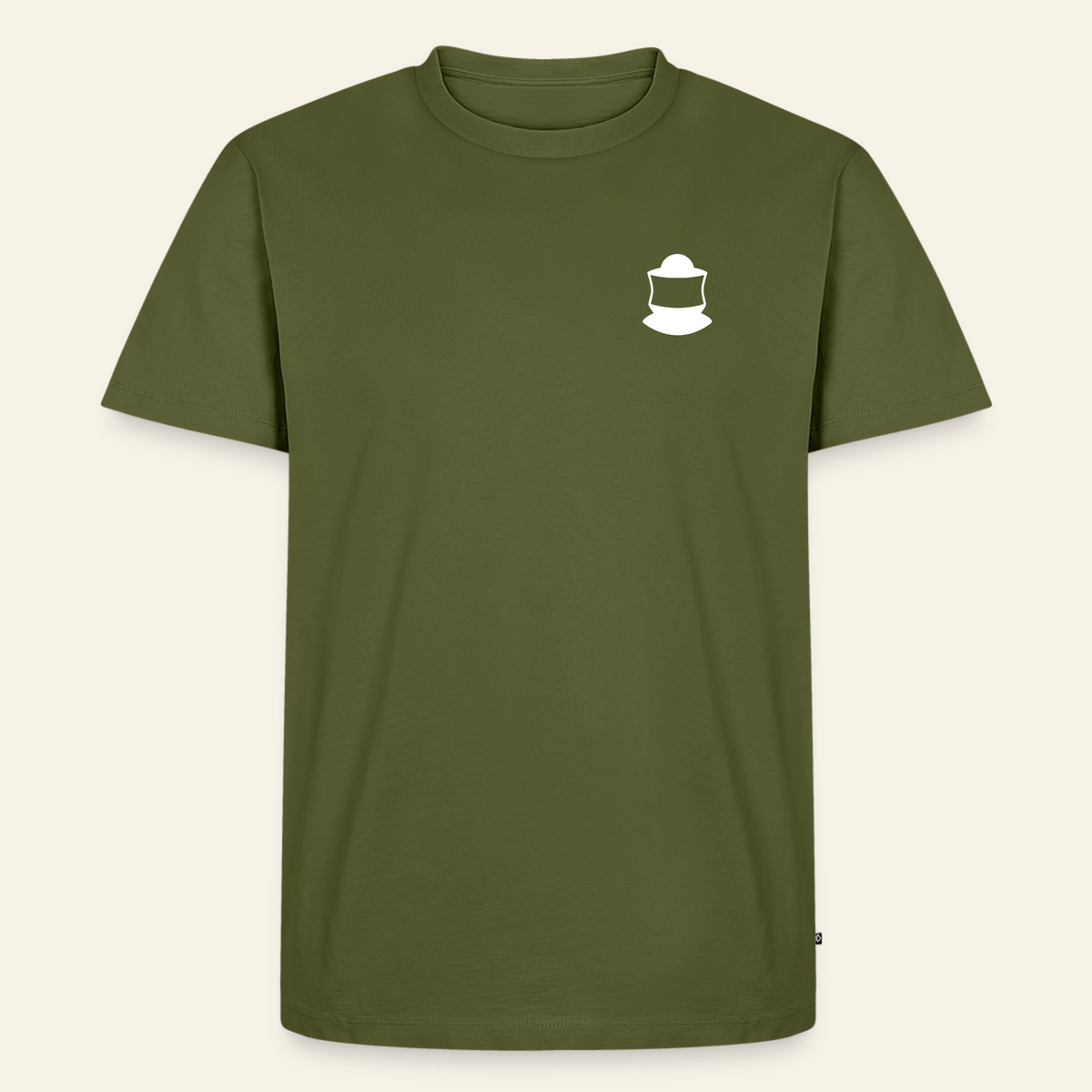 IMKER Code Bravo T-Shirt in Khaki – Vorderseite