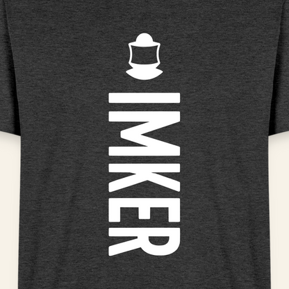 IMKER Code Charlie T-Shirt in Anthrazit – Druck im Detail