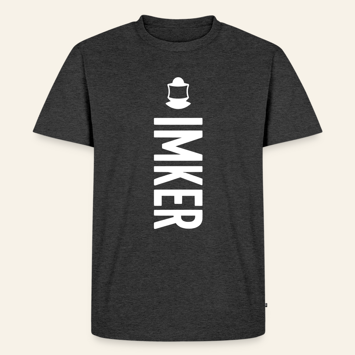 IMKER Code Charlie T-Shirt in Anthrazit – Vorderseite