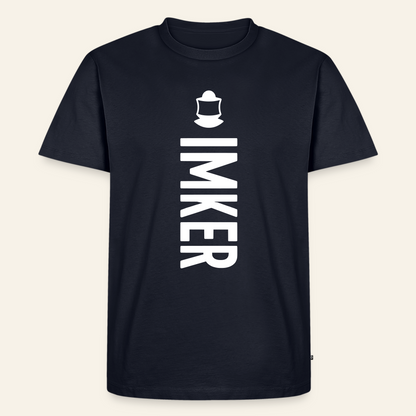 IMKER Code Charlie T-Shirt in Dunkelblau – Vorderseite