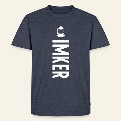 IMKER Code Charlie T-Shirt in Jeansblau – Vorderseite