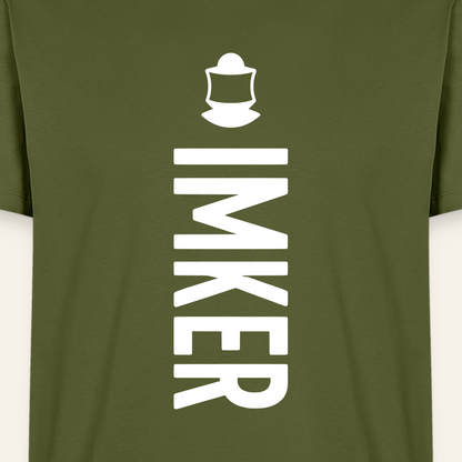 IMKER Code Charlie T-Shirt in Khaki – Druck im Detail