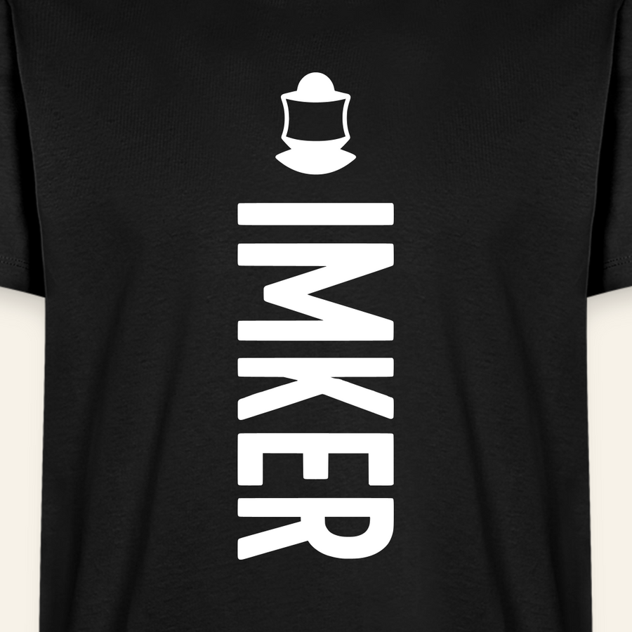 IMKER Code Charlie T-Shirt in Schwarz – Druck im Detail