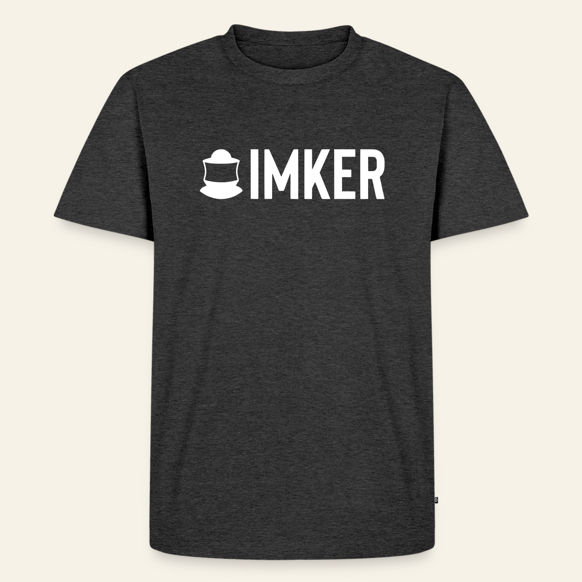 IMKER Code Prime T-Shirt in Anthrazit – Vorderseite