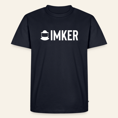 IMKER Code Prime T-Shirt in Dunkelblau – Vorderseite
