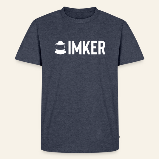 IMKER Code Prime T-Shirt in Jeansblau – Vorderseite