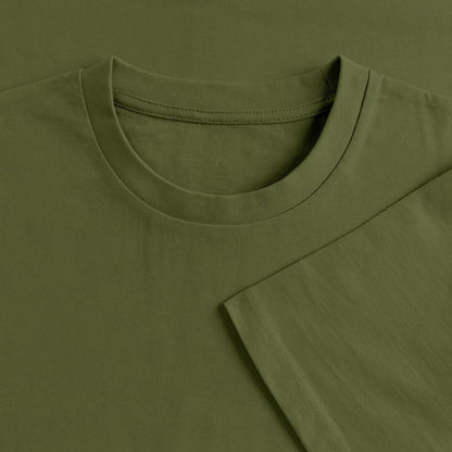 IMKER Code Prime T-Shirt in Khaki – Stoff im Detail