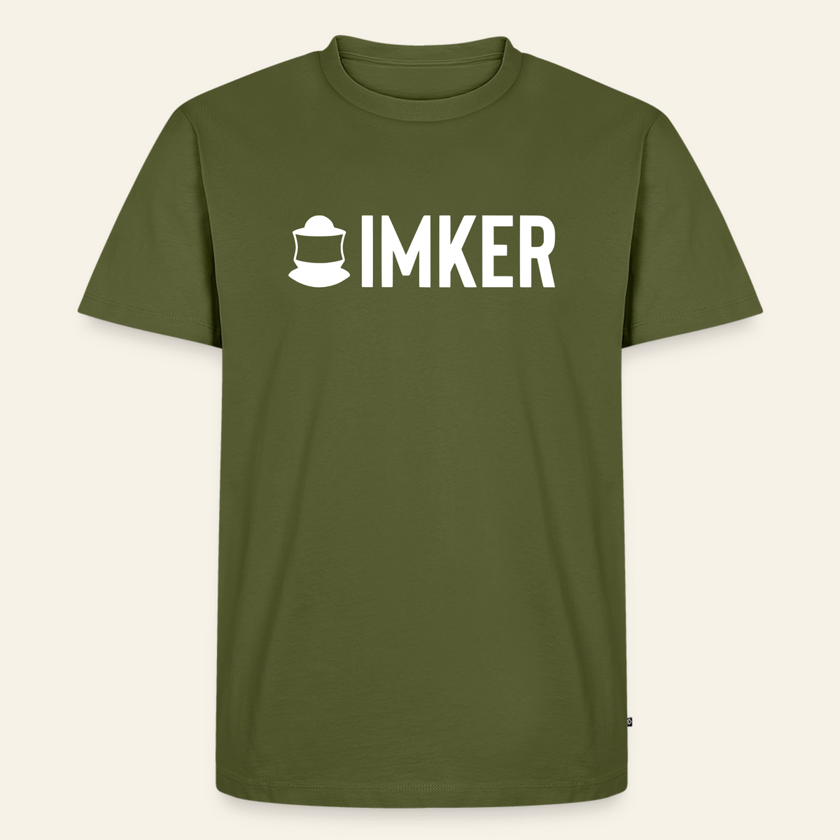 IMKER Code Prime T-Shirt in Khaki – Vorderseite