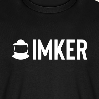 IMKER Code Prime T-Shirt in Schwarz – Druck im Detail