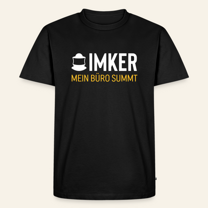 IMKER Code Büro T-Shirt in Schwarz – Vorderseite