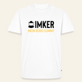 IMKER Code Büro T-Shirt in Weiß – Vorderseite