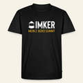 IMKER Code Zweitbüro T-Shirt in Schwarz – Vorderseite