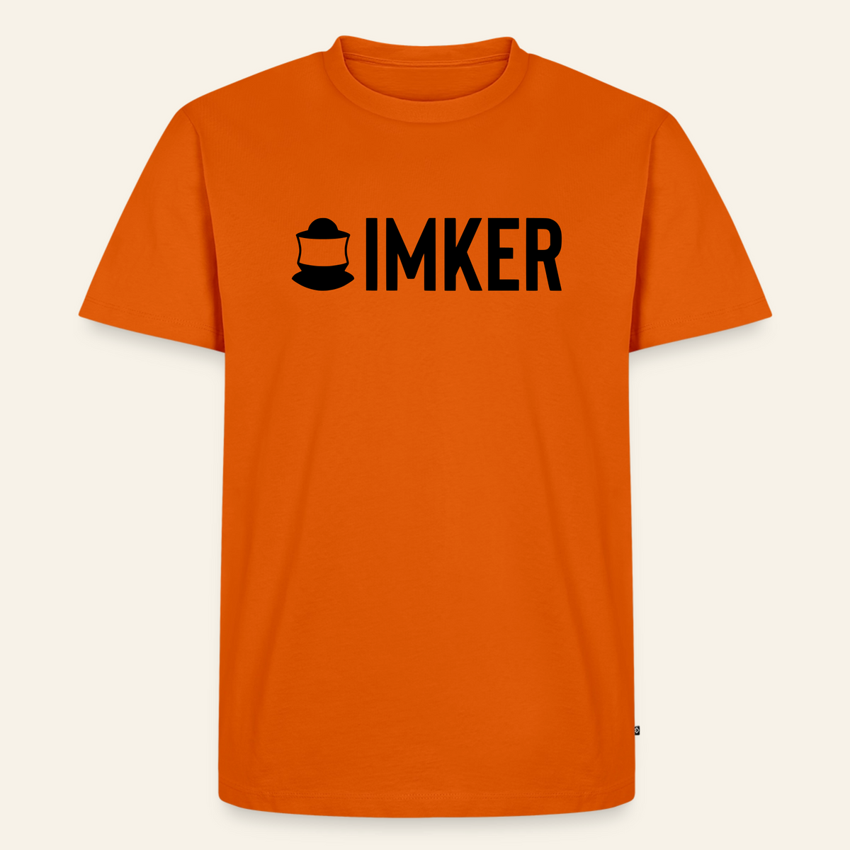 IMKER Code Prime T-Shirt in Orange – Vorderseite