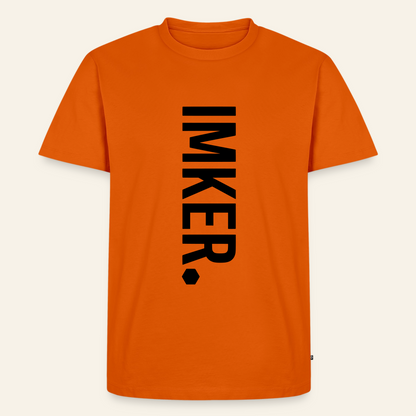 IMKER Dot Charlie T-Shirt in Orange – Vorderseite