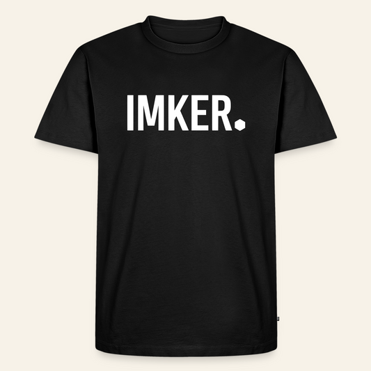 IMKER Dot Stark T-Shirt in Schwarz – Vorderseite