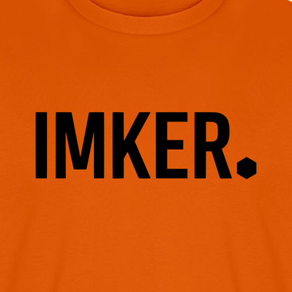 IMKER Dot Stark T-Shirt in Orange – Druck im Detail