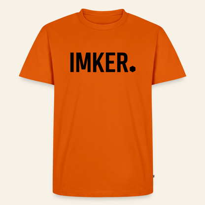 IMKER Dot Stark T-Shirt in Orange – Vorderseite