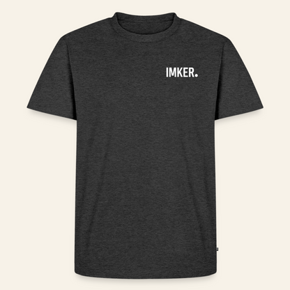 IMKER Dot Fein T-Shirt in Anthrazit – Vorderseite