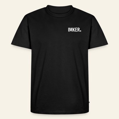 IMKER Dot Fein T-Shirt in Schwarz – Vorderseite