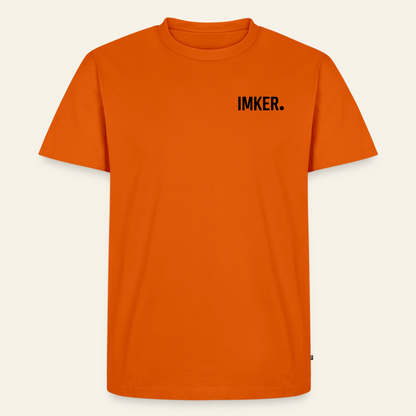 IMKER Dot Fein T-Shirt in Orange – Vorderseite