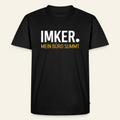 IMKER Dot Büro T-Shirt in Schwarz – Vorderseite