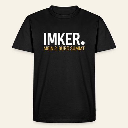 IMKER Dot Zweitbüro T-Shirt in Schwarz – Vorderseite