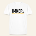 IMKER Dot Zweitbüro T-Shirt in Weiß – Vorderseite