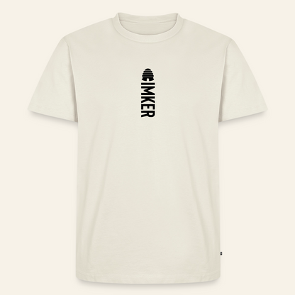 IMKER Hive Alpha T-Shirt in Naturweiß – Vorderseite