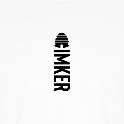 IMKER Hive Alpha T-Shirt in Weiß – Druck im Detail