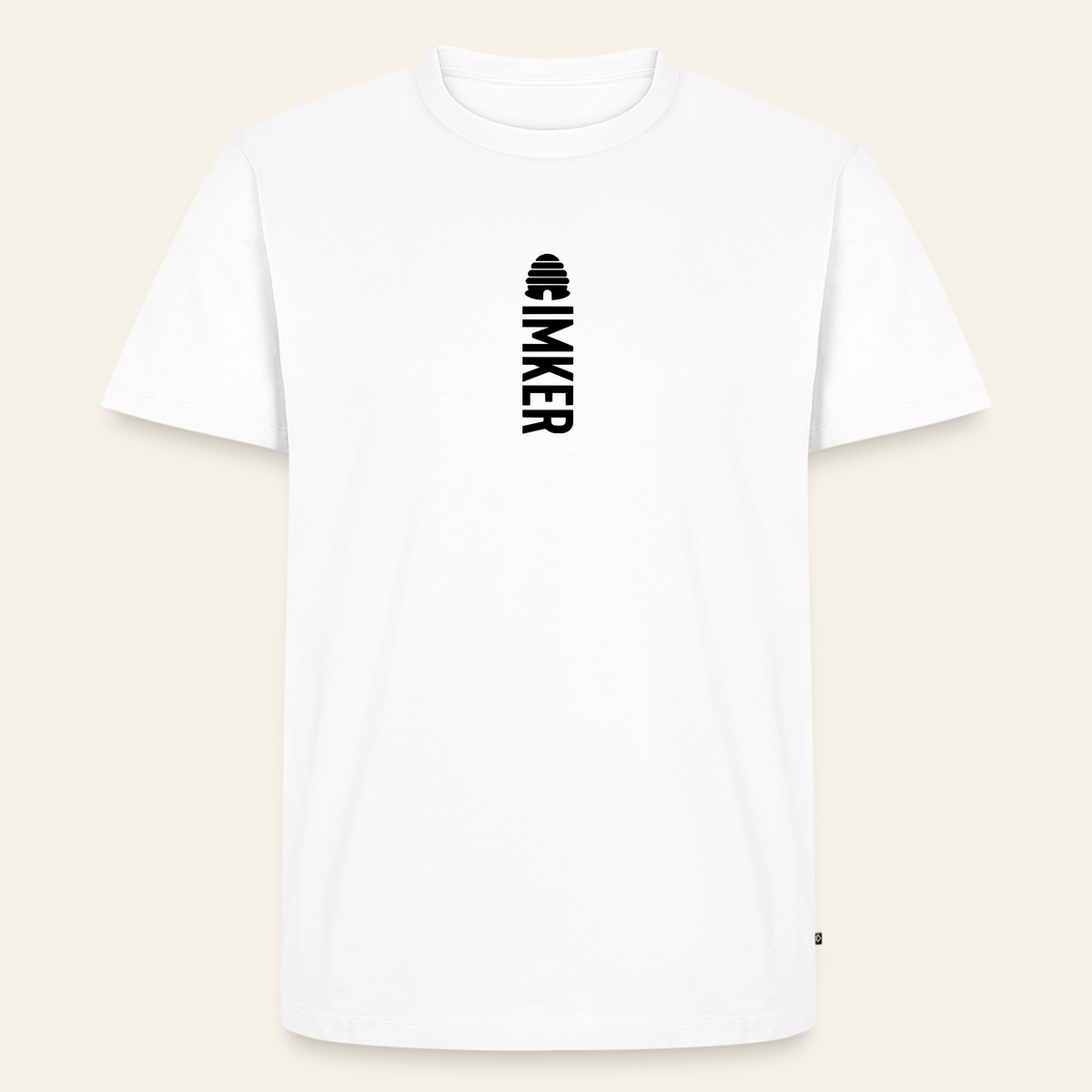 IMKER Hive Alpha T-Shirt in Weiß – Vorderseite