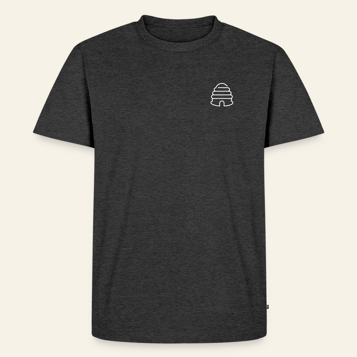 IMKER Hive Bravo T-Shirt in Anthrazit – Vorderseite