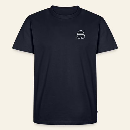 IMKER Hive Bravo T-Shirt in Dunkelblau – Vorderseite