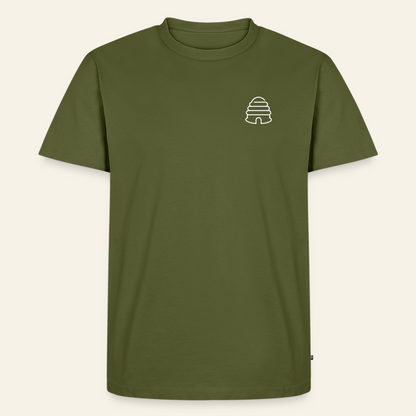 IMKER Hive Bravo T-Shirt in Khaki – Vorderseite