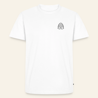 IMKER Hive Bravo T-Shirt in Weiß – Vorderseite