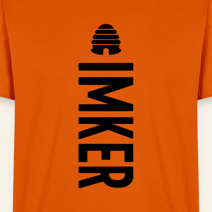 IMKER Hive Charlie T-Shirt in Orange – Druck im Detail