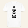 IMKER Hive Charlie T-Shirt in Weiß – Vorderseite