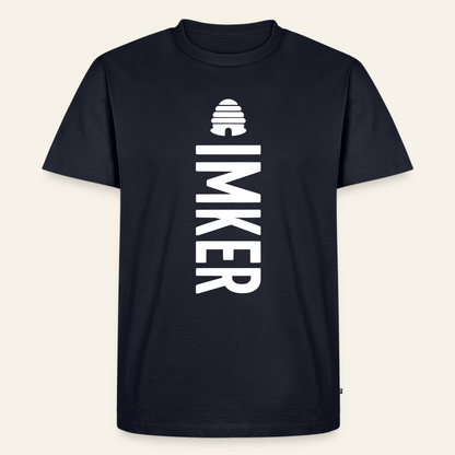 IMKER Hive Charlie T-Shirt in Dunkelblau – Vorderseite