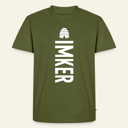 IMKER Hive Charlie T-Shirt in Khaki – Vorderseite