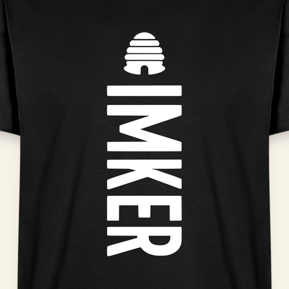 IMKER Hive Charlie T-Shirt in Schwarz – Druck im Detail