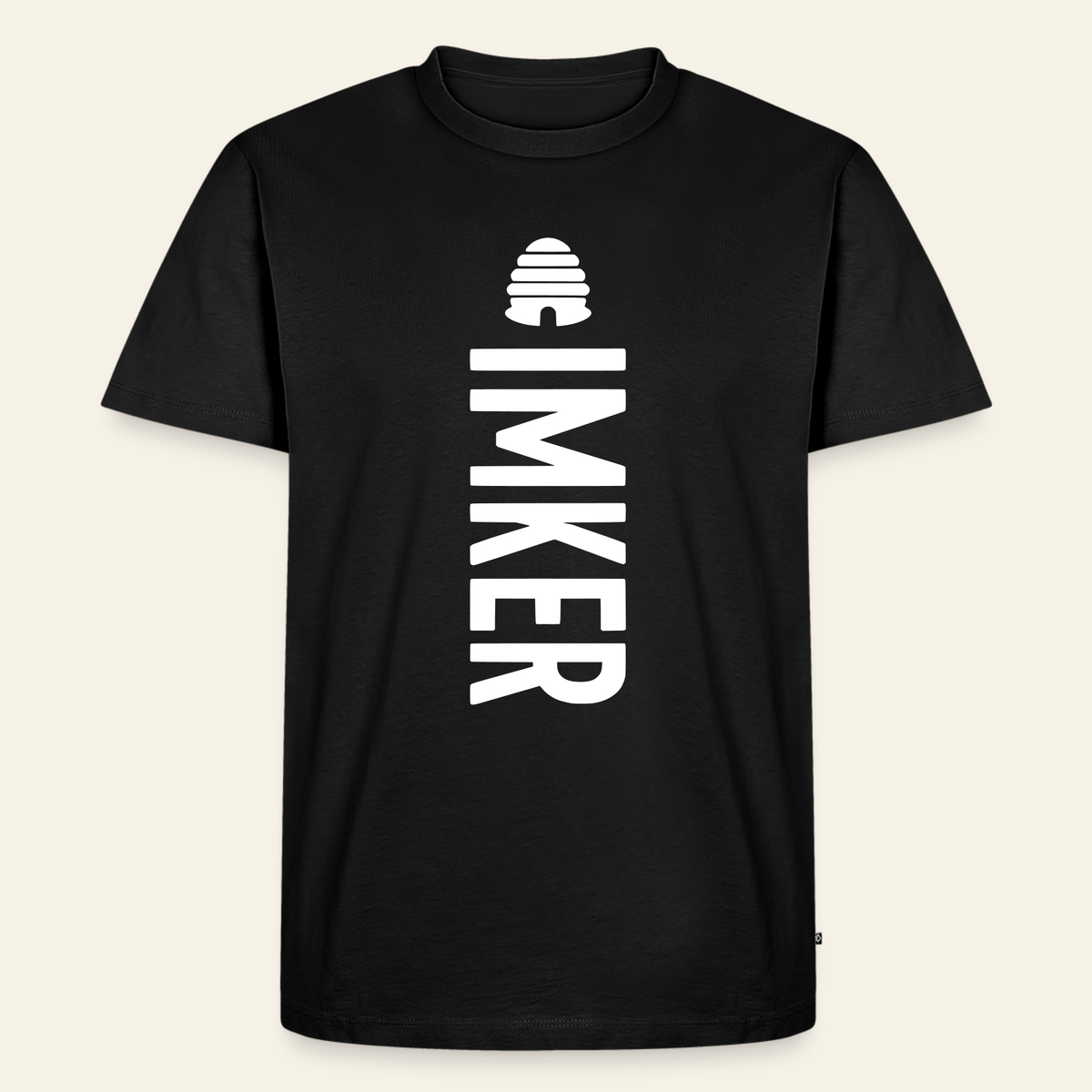IMKER Hive Charlie T-Shirt in Schwarz – Vorderseite